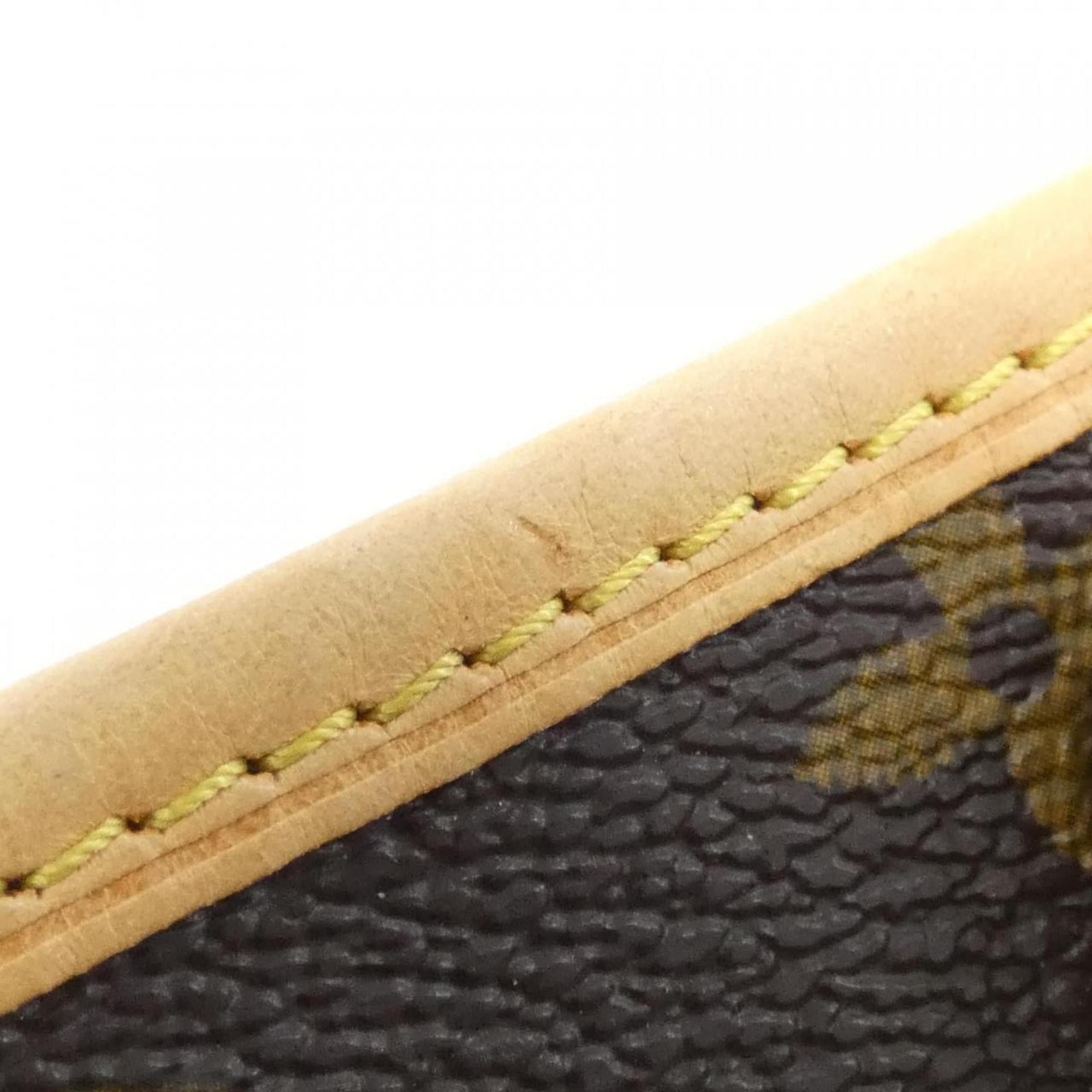 Louis Vuitton Marron Coated Canvas Handbag