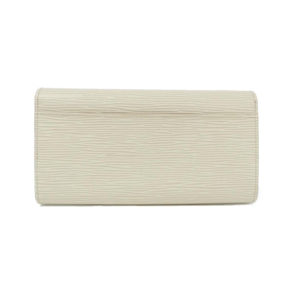 Louis Vuitton Lv Off White Leather Long Wallet