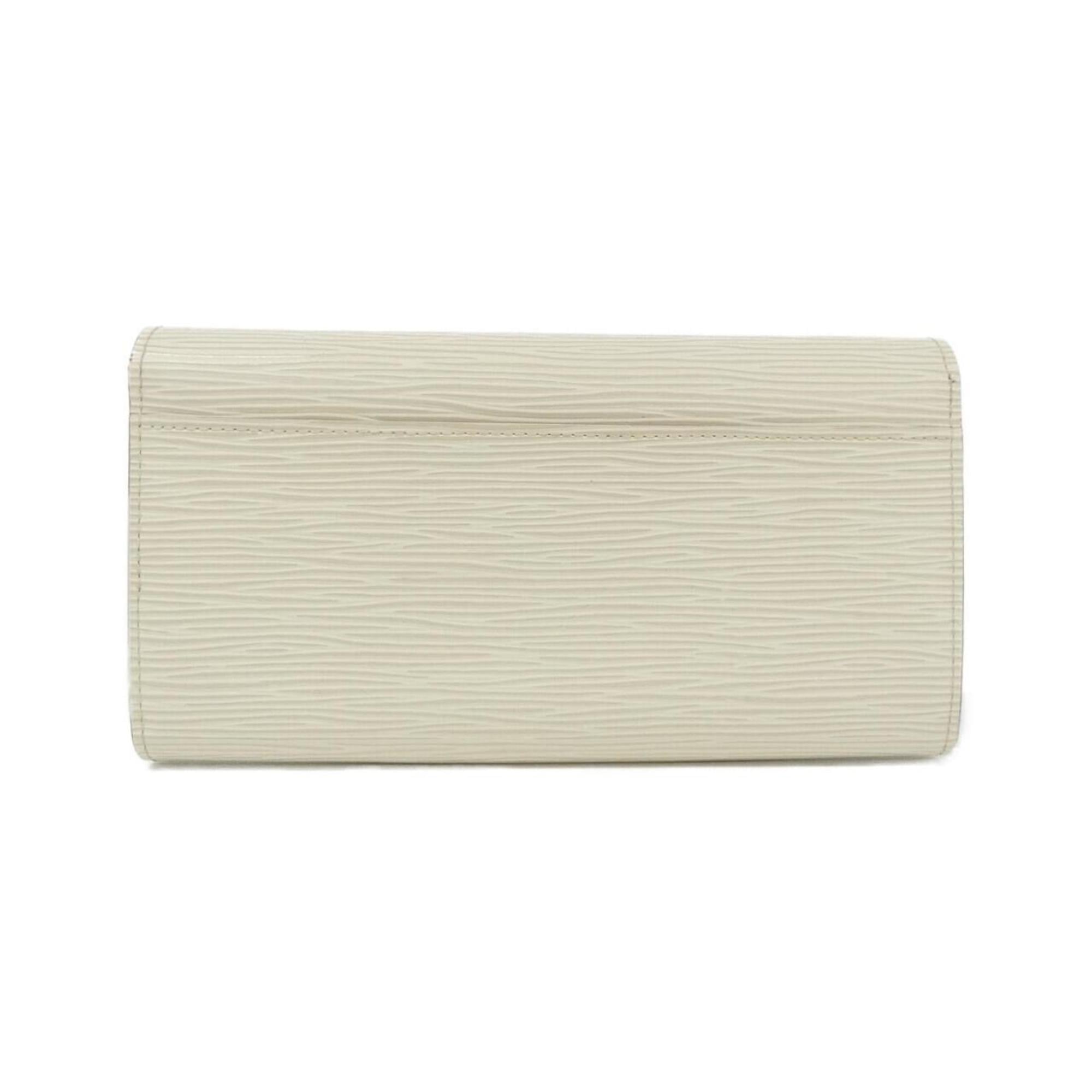Louis Vuitton Lv Off White Leather Long Wallet