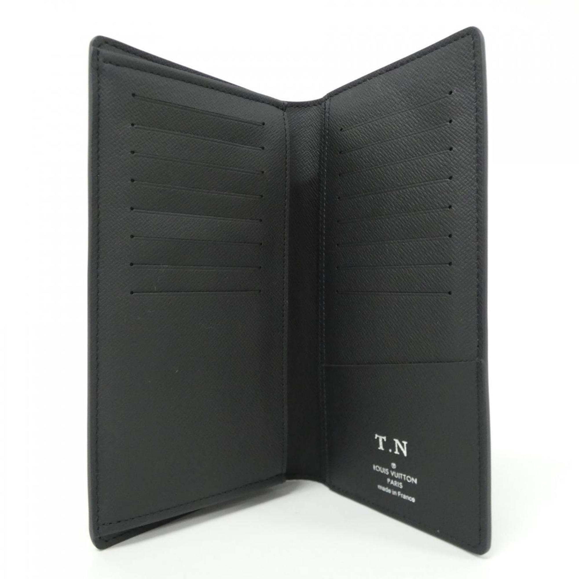 Louis Vuitton Black Leather Long Wallet