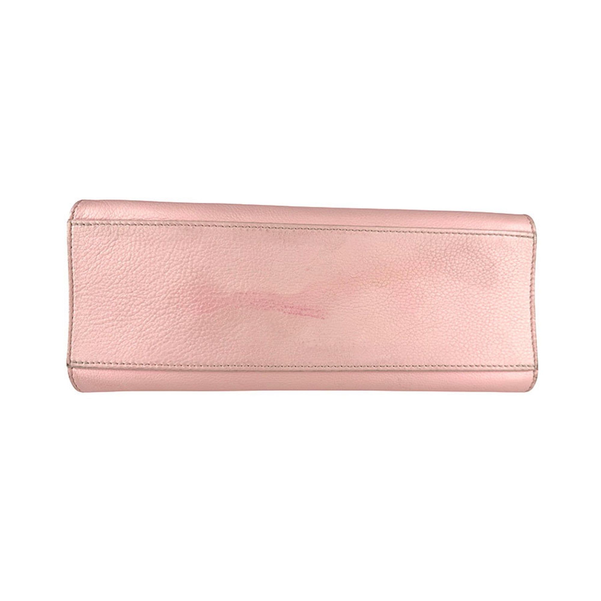 Louis Vuitton Pink Leather Handbag Shoulder Bag