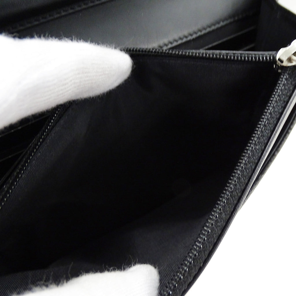 Chanel Black Grained Calfskin Handbag