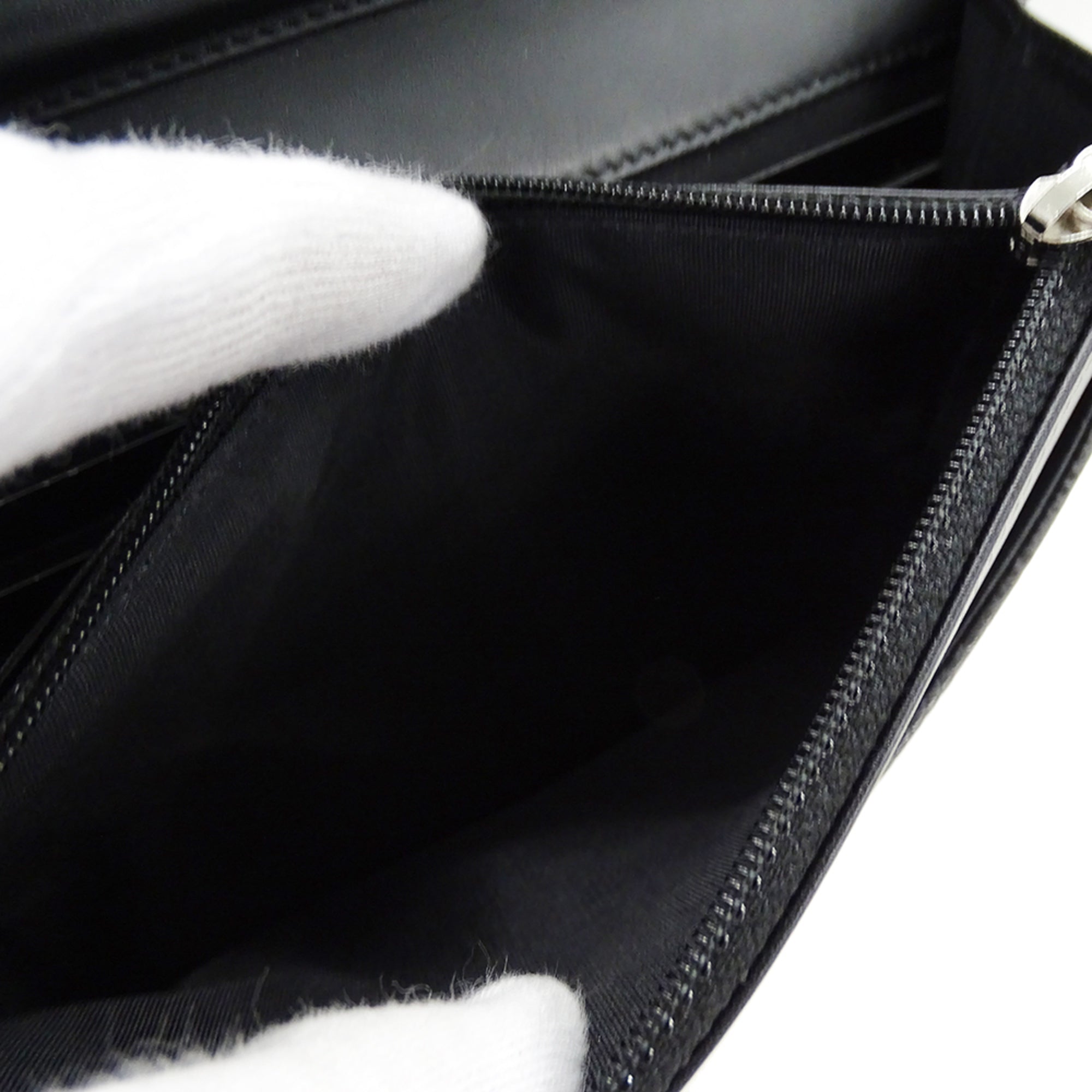 Chanel Black Grained Calfskin Handbag