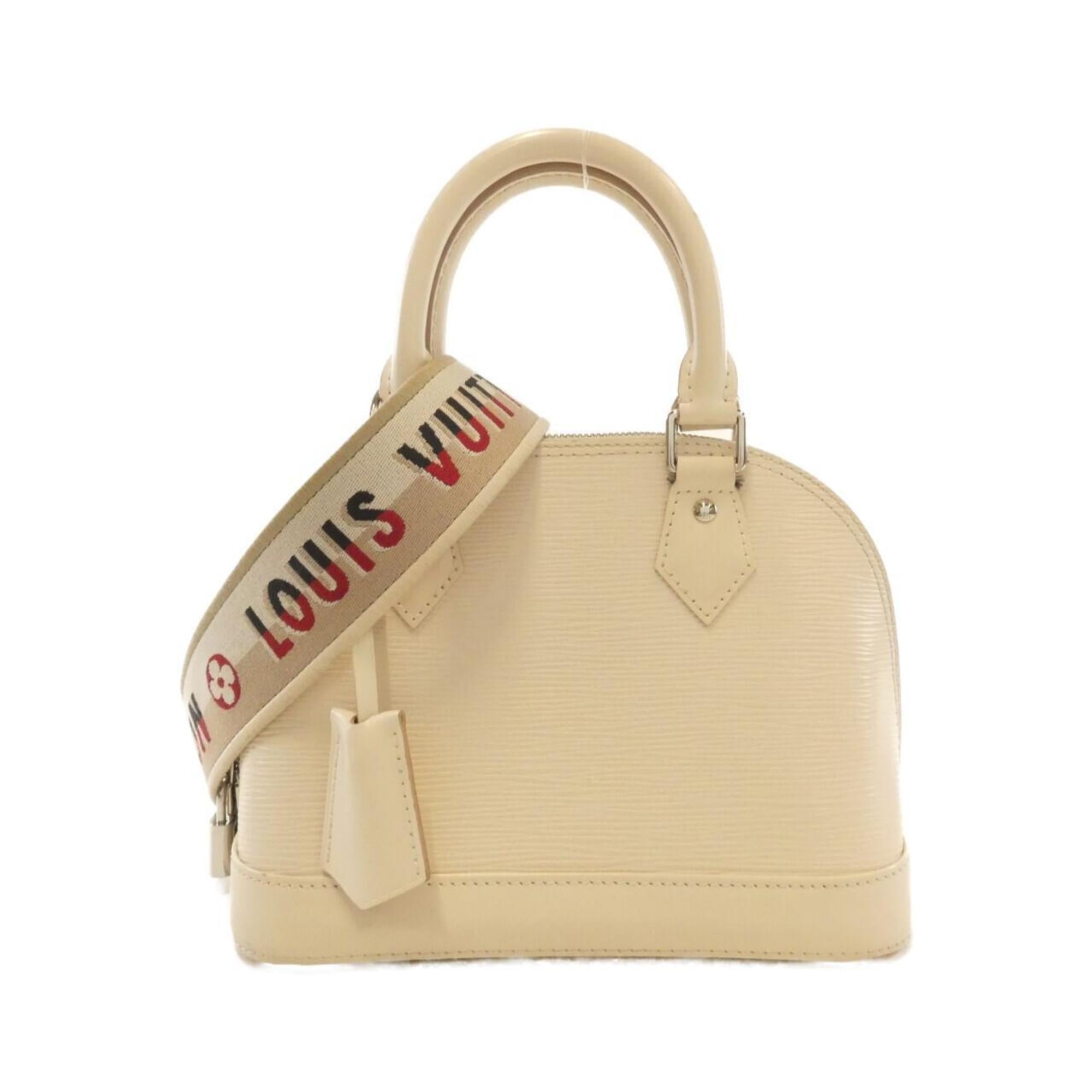 Louis Vuitton Beige Leather Handbag