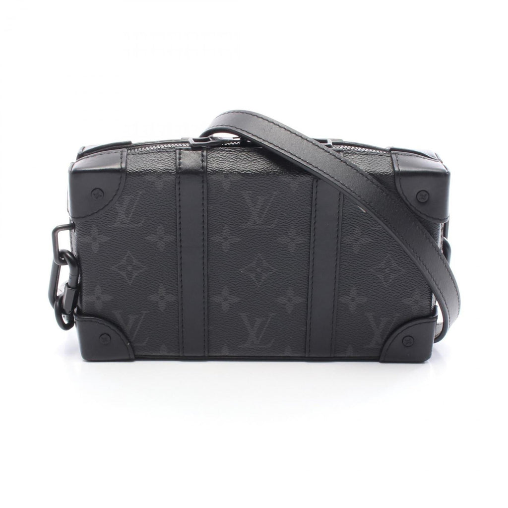 Louis Vuitton Black Coated Canvas Leather Shoulder Bag
