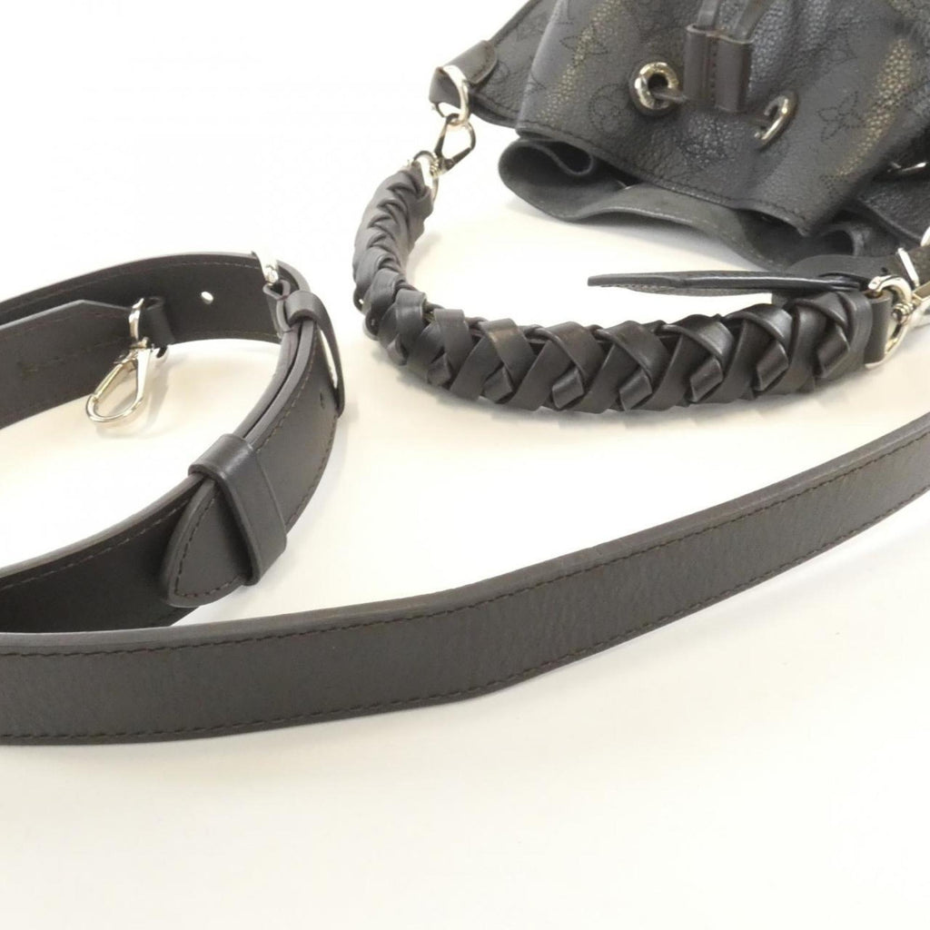 Louis Vuitton Black Leather Shoulder Bag