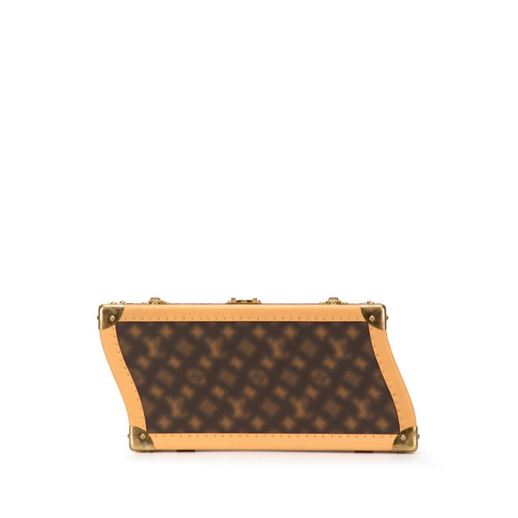 Louis Vuitton Brown Pvc Leather Handbag
