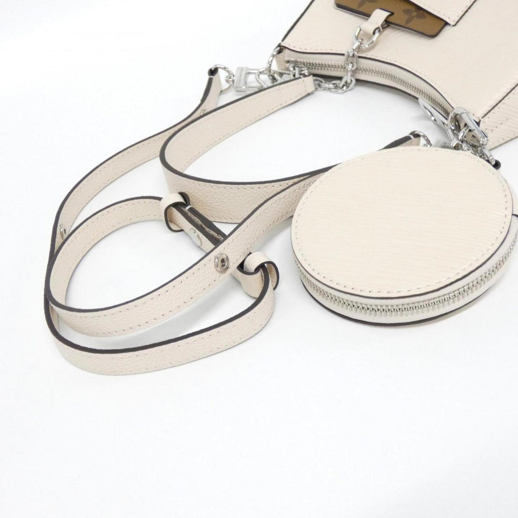 Louis Vuitton Epi Silver Leather Shoulder Bag