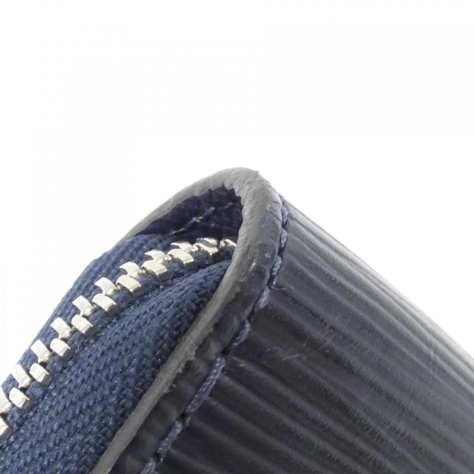 Louis Vuitton Navy Leather Long Wallet