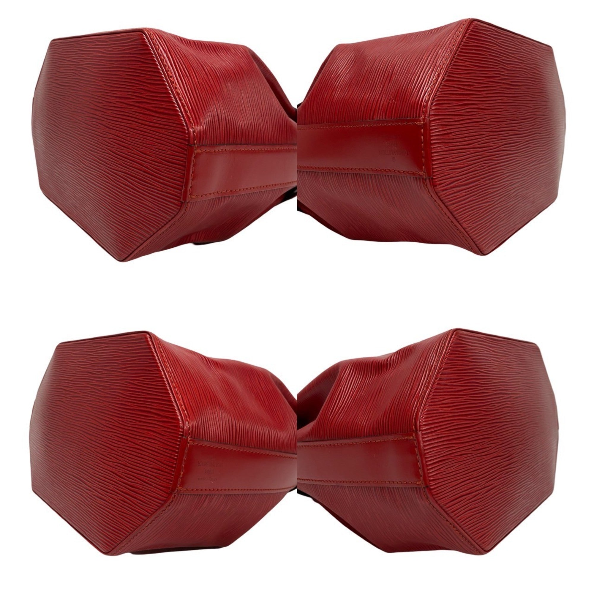Louis Vuitton Red Color Epi Leather Shoulder Bag