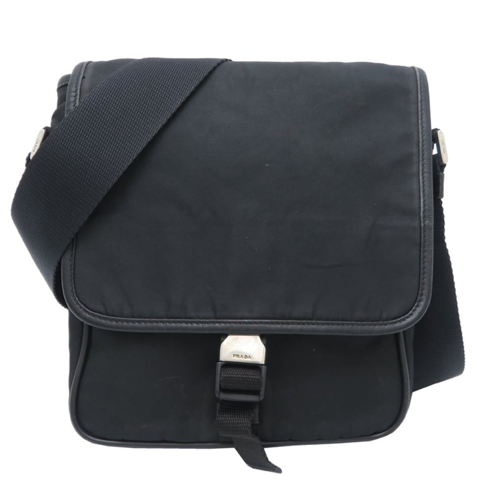 Prada Black Nylon Shoulder Bag