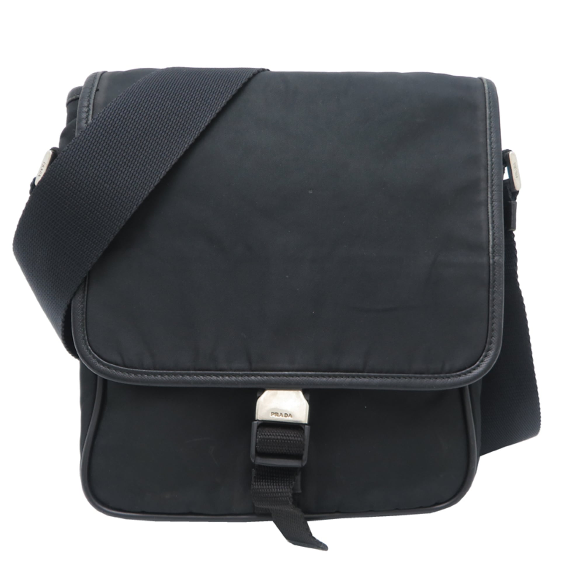 Prada Black Nylon Shoulder Bag