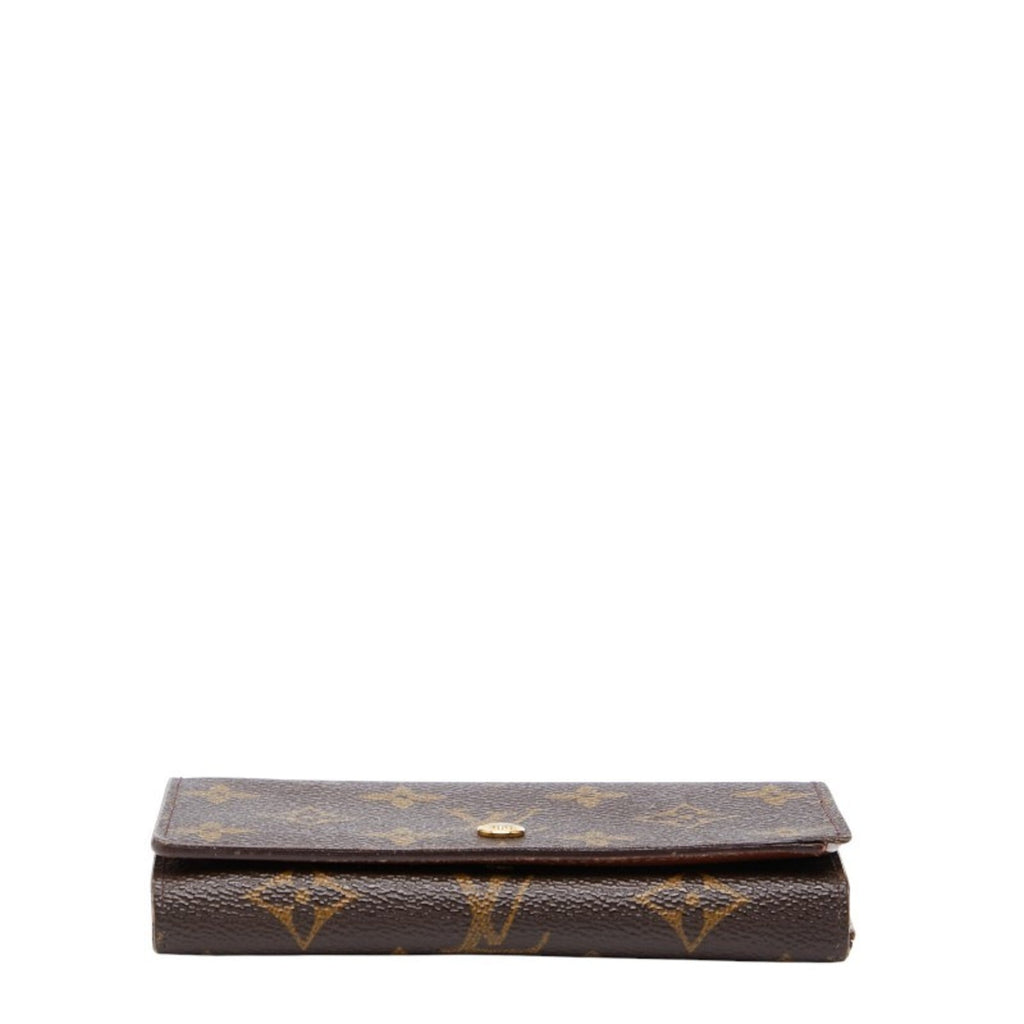 Louis Vuitton Brown Pvc Leather Wallet