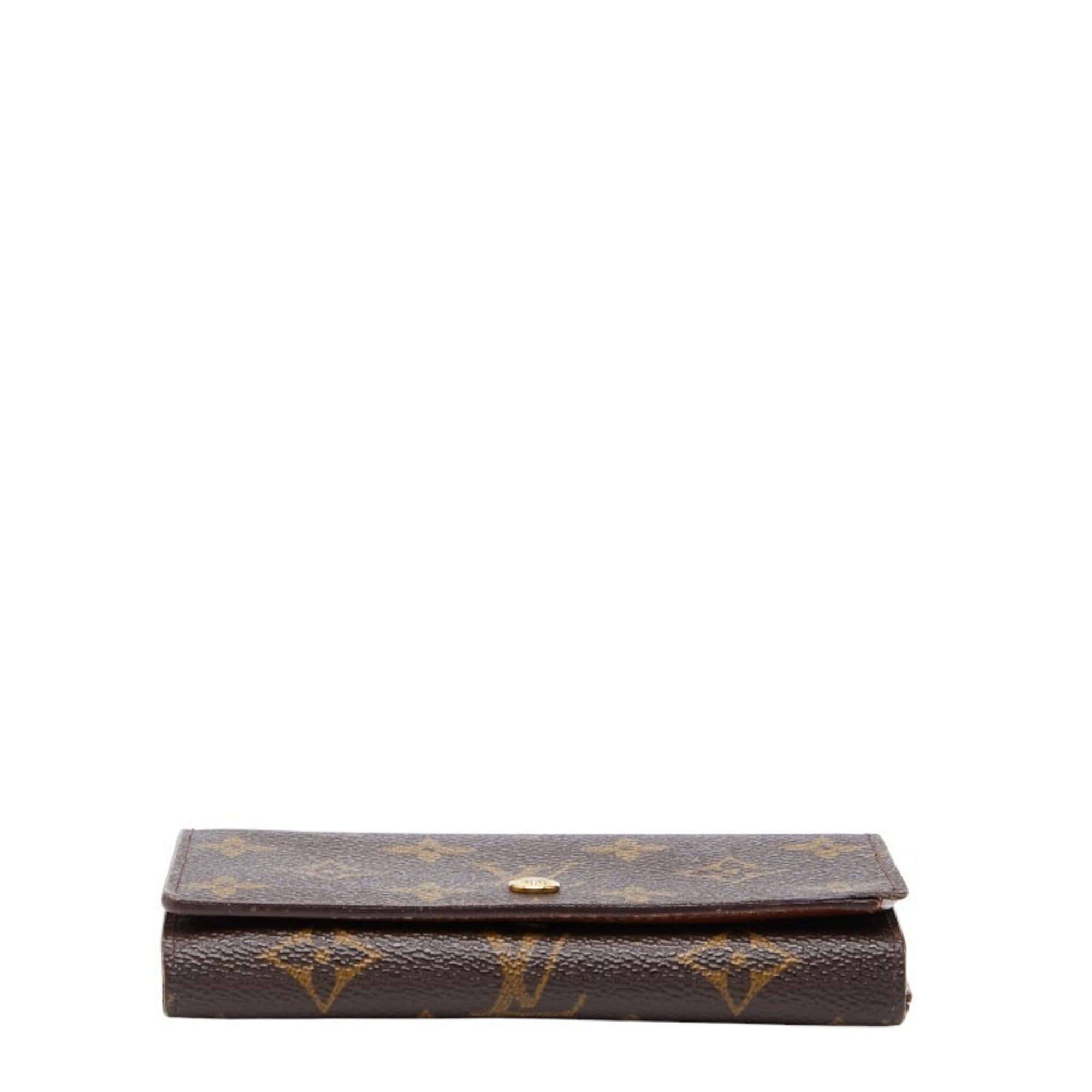 Louis Vuitton Brown Pvc Leather Wallet