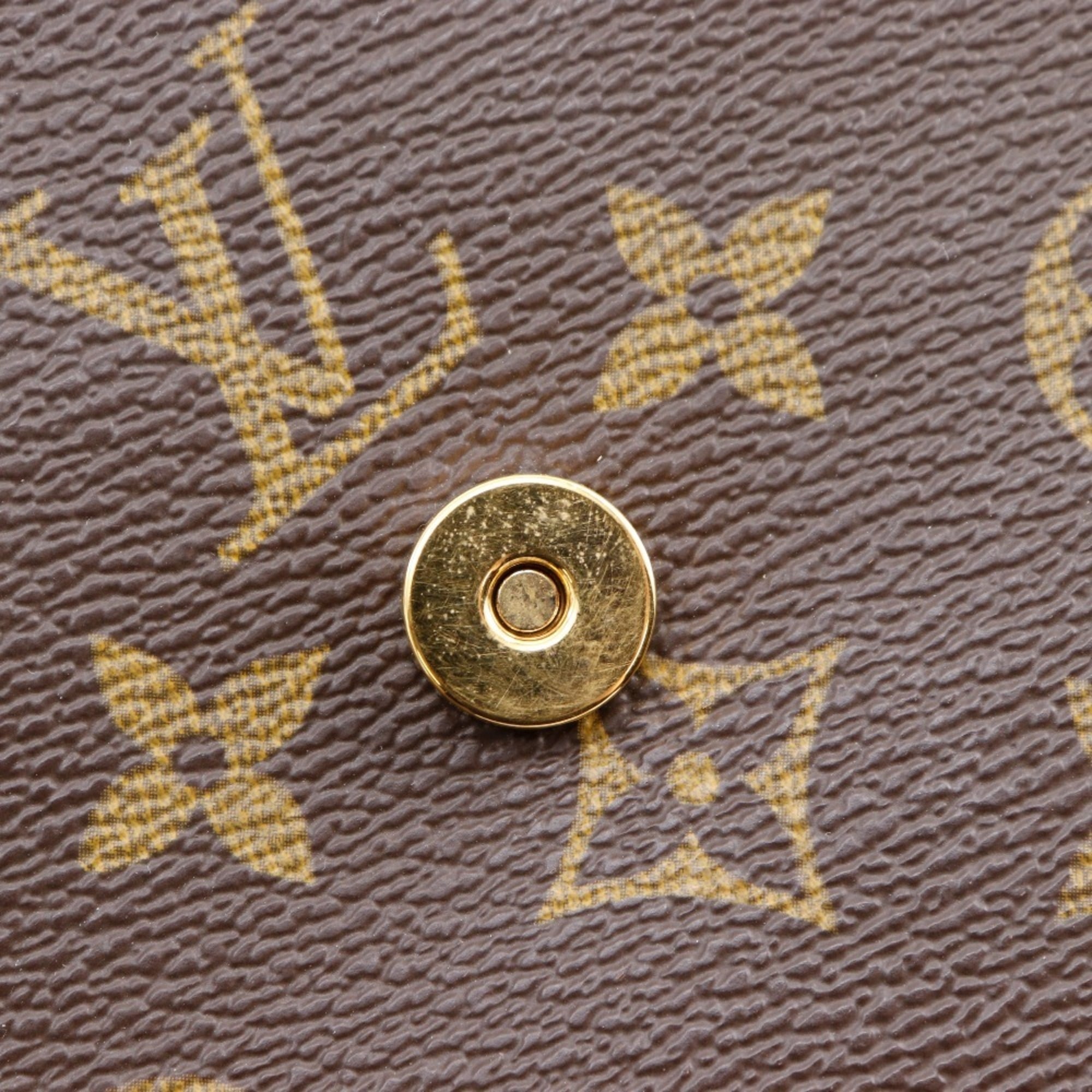 Louis Vuitton Brown Monogram Canvas Shoulder Bag