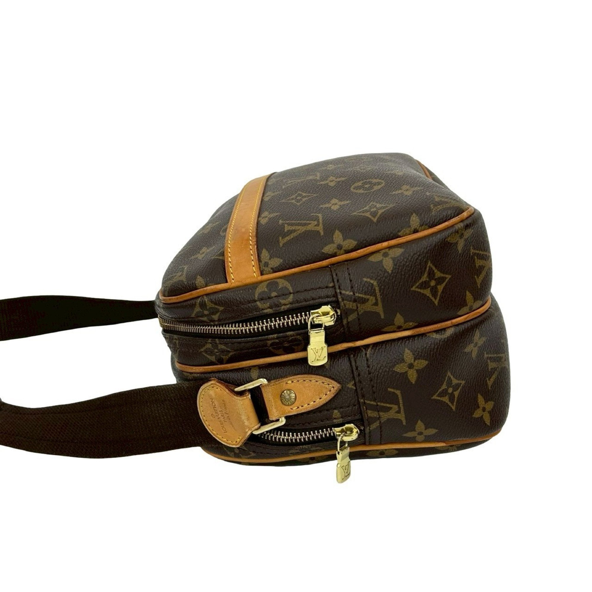 Louis Vuitton Brown Leather Pvc Pochette Shoulder Bag