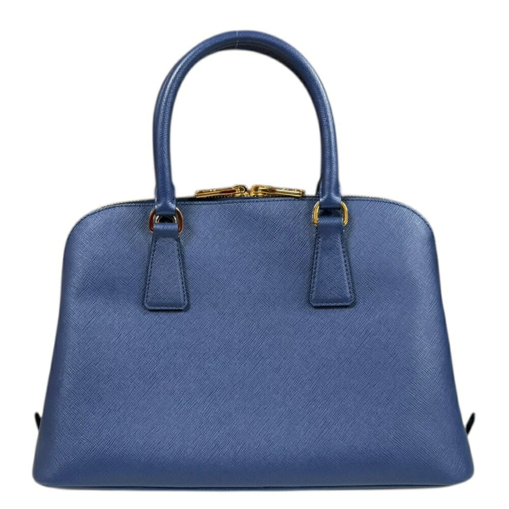 Prada Blue Leather Shoulder Bag