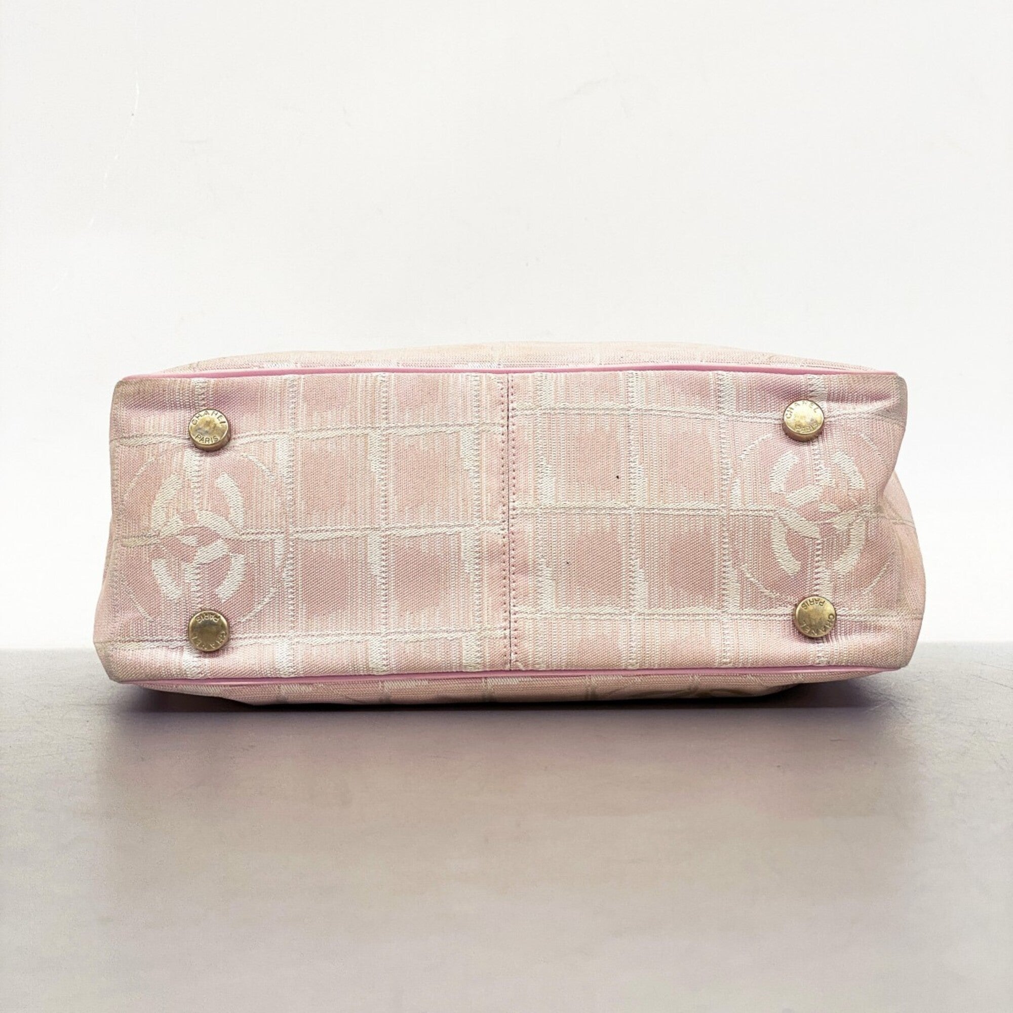 Chanel Pink Nylon Handbag