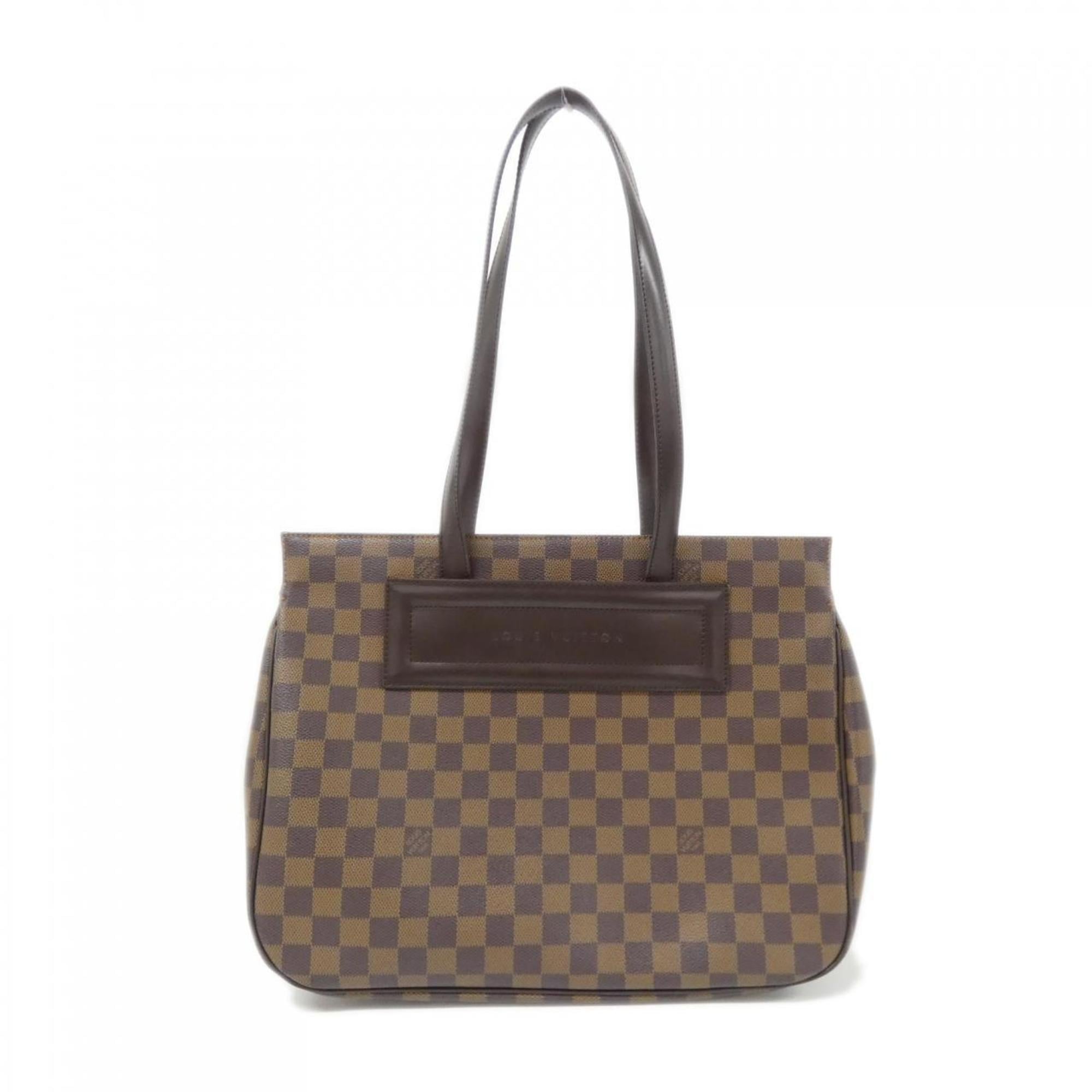Louis Vuitton Ebene Coated Canvas Handbag