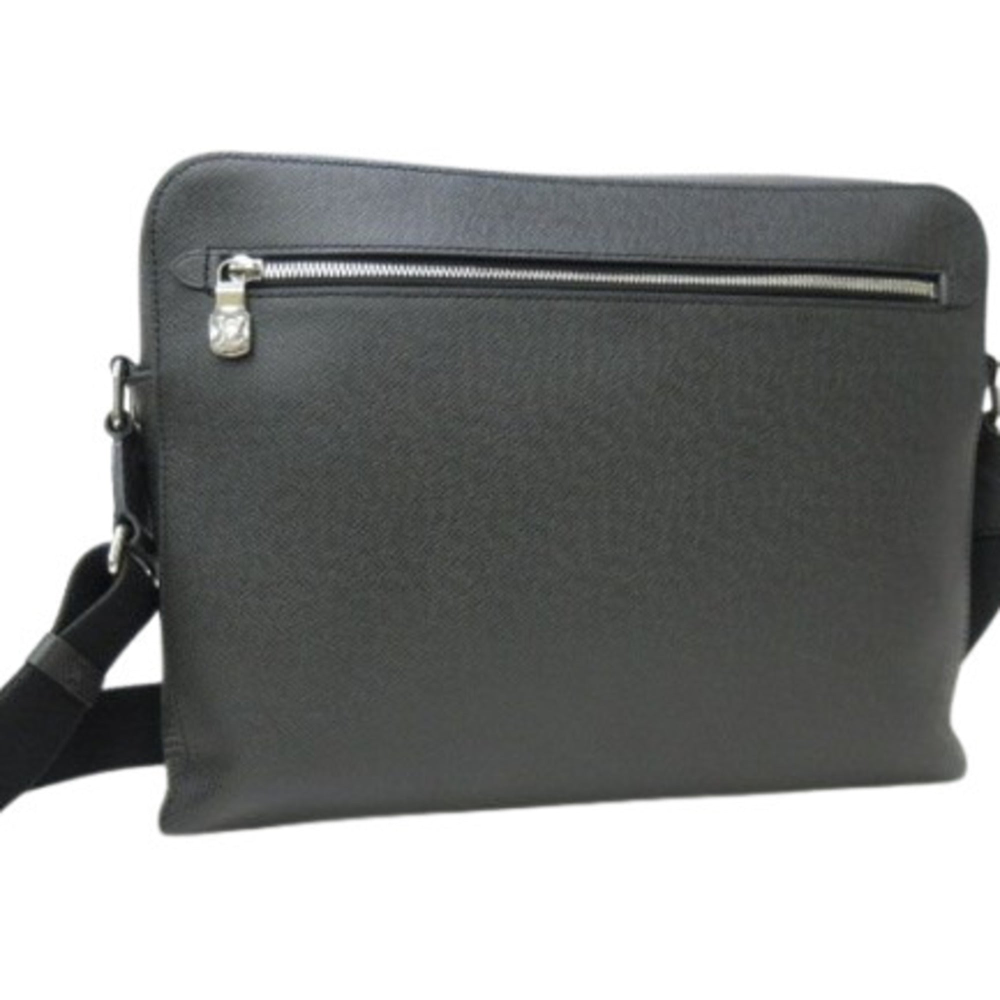 Louis Vuitton Ardoise Taiga Leather Messenger Bag Shoulder Bag