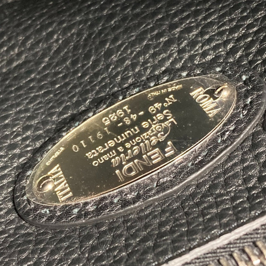 Fendi Black Leather Handbag