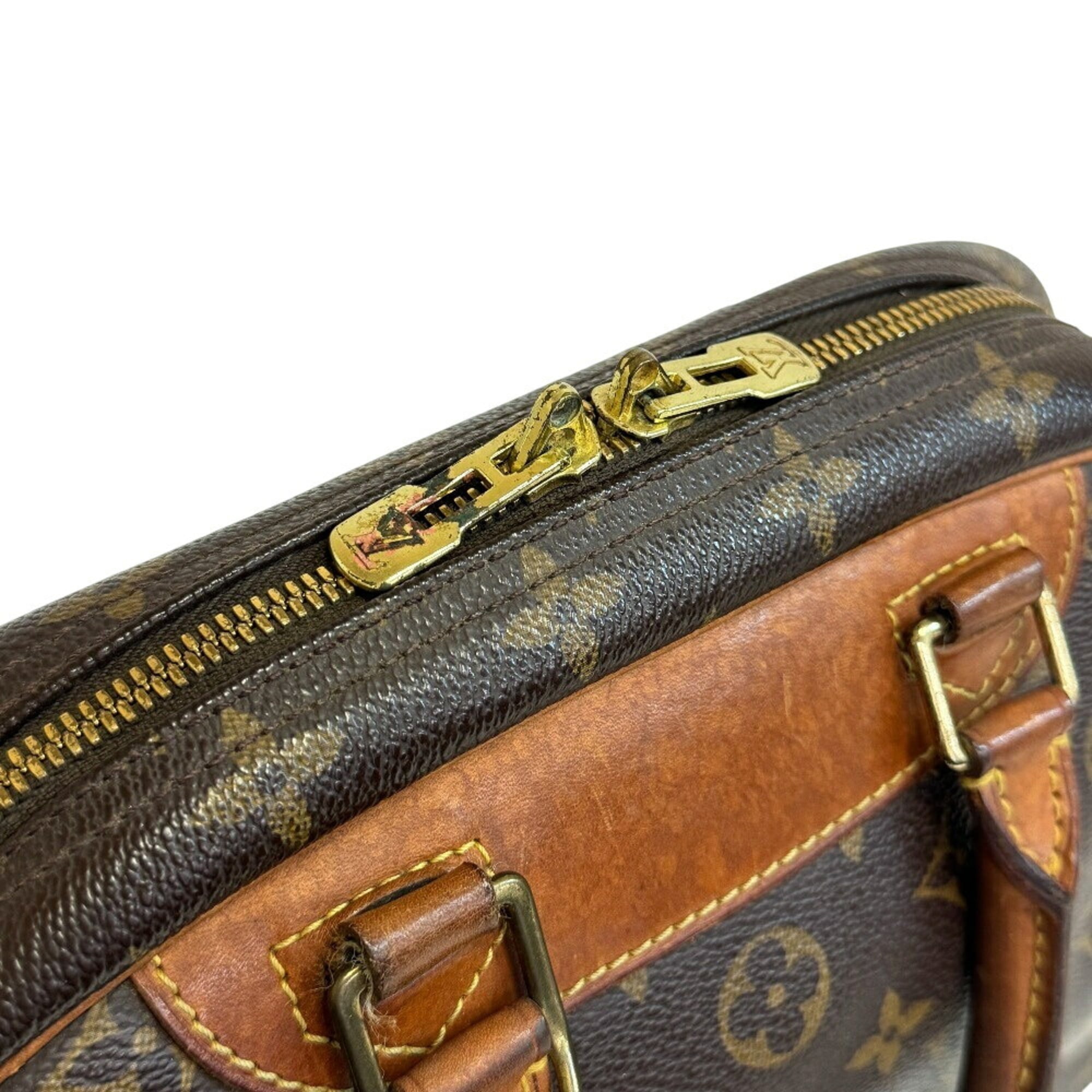 Louis Vuitton Brown Leather Handbag