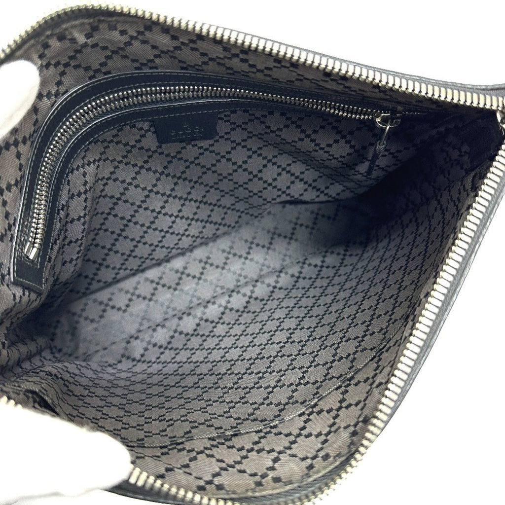 Gucci Black Leather Clutch Bag (Pre-Owned)