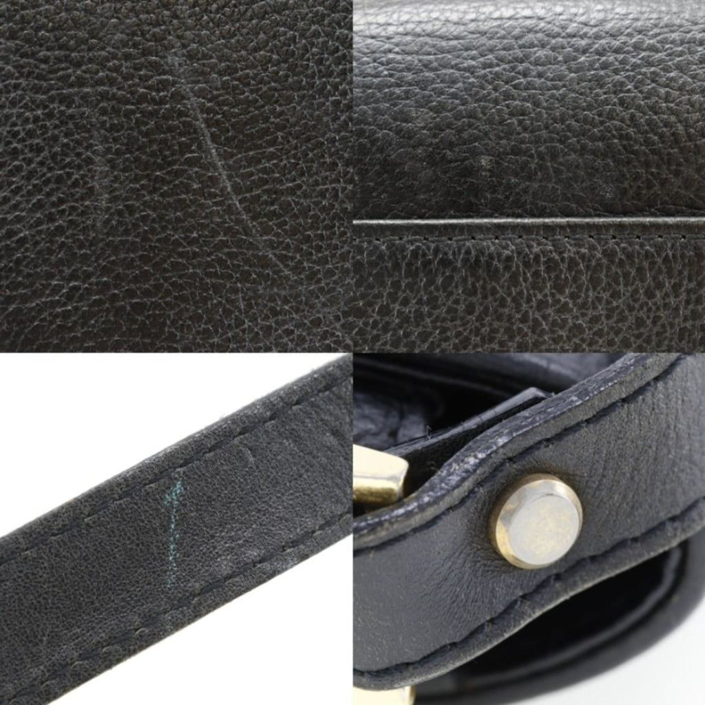 Burberry Black Leather Shoulder Bag