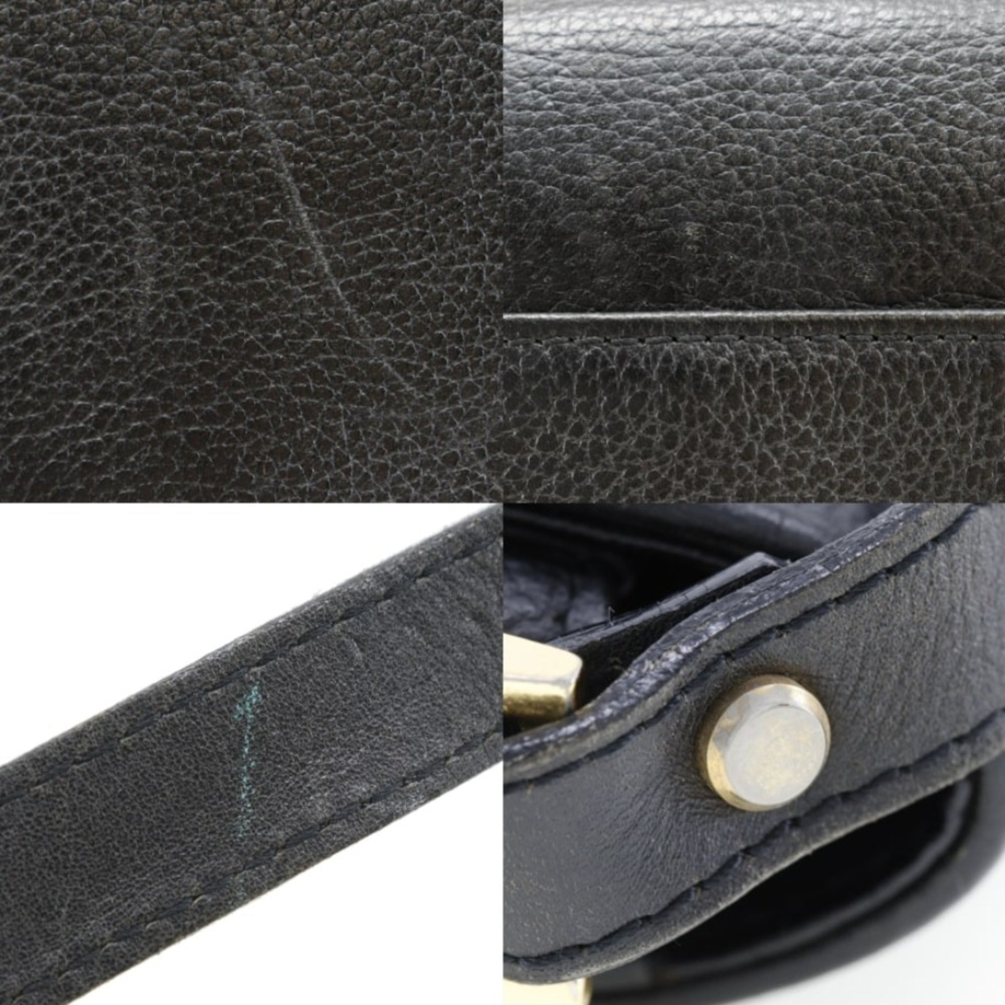 Burberry Black Leather Shoulder Bag