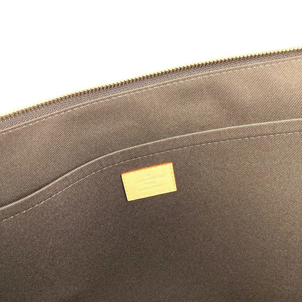 Louis Vuitton Brown Monogram Clutch Bag Pochette Pouch