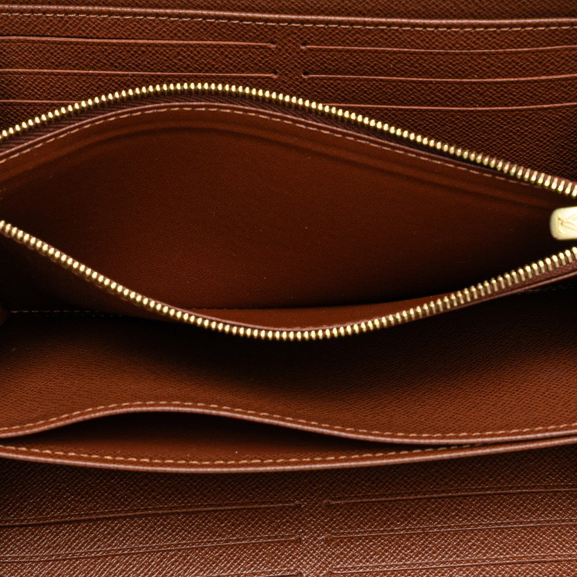 Louis Vuitton Monogram Brown Pvc Long Wallet