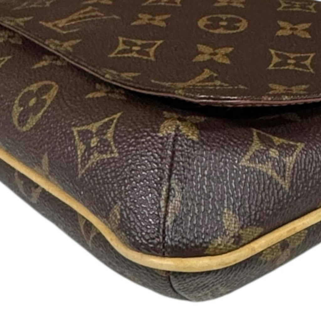 Louis Vuitton Brown Monogram Canvas Shoulder Bag