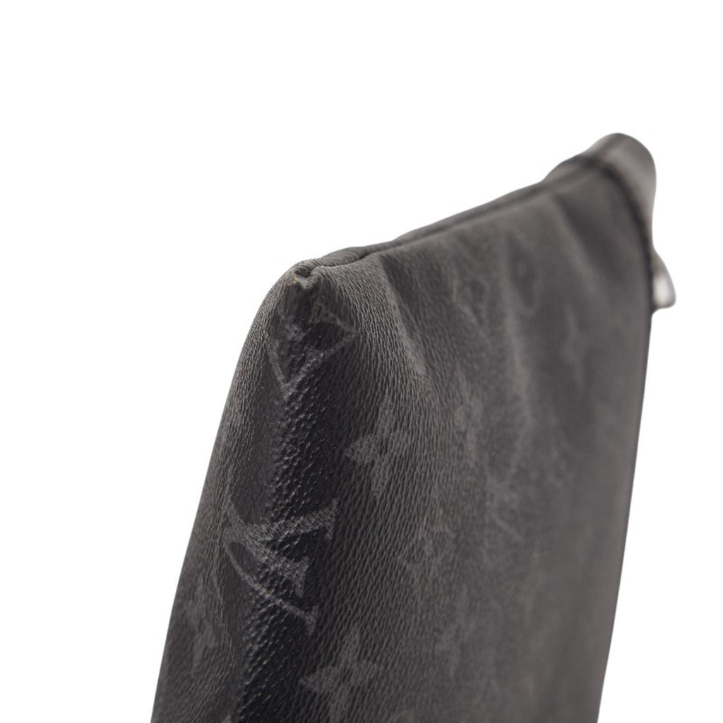 Louis Vuitton Black Pvc Leather Clutch Bag Pochette