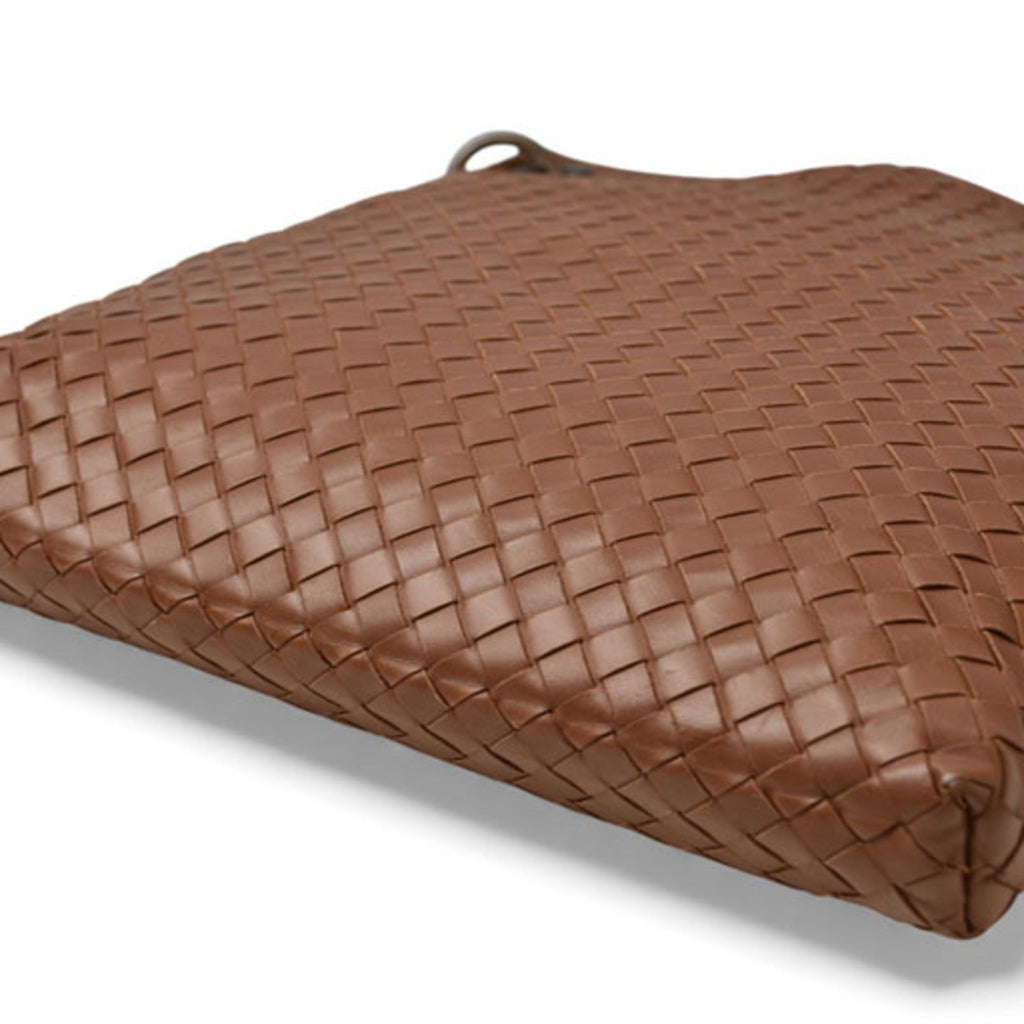 Bottega Veneta Intrecciato Brown Intrecciato Shoulder Bag