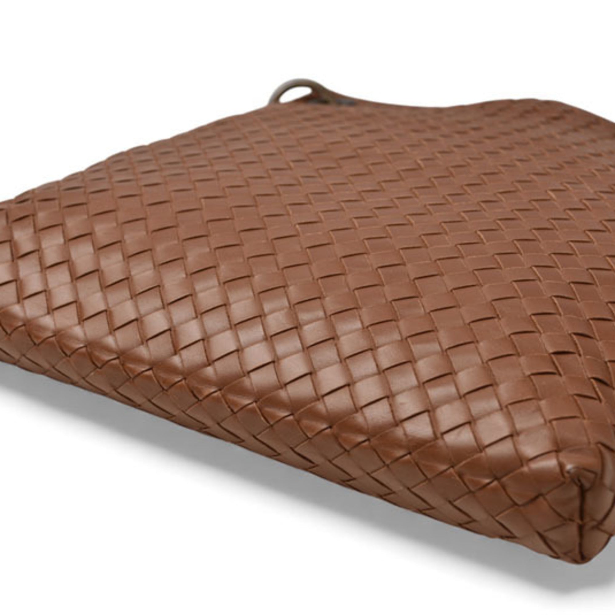 Bottega Veneta Intrecciato Brown Intrecciato Shoulder Bag