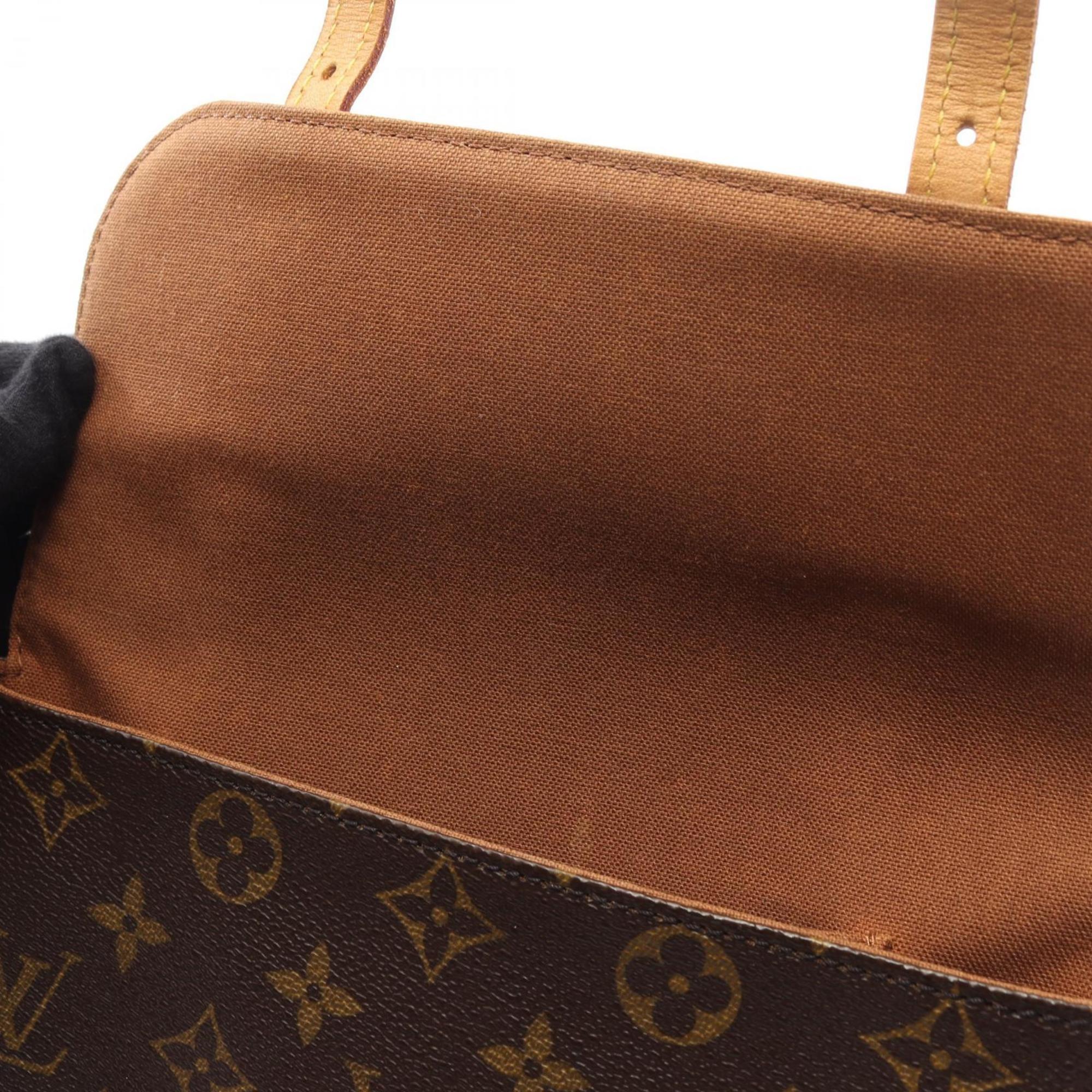 Louis Vuitton Brown Coated Canvas Leather Fanny Pack Handbag Pochette