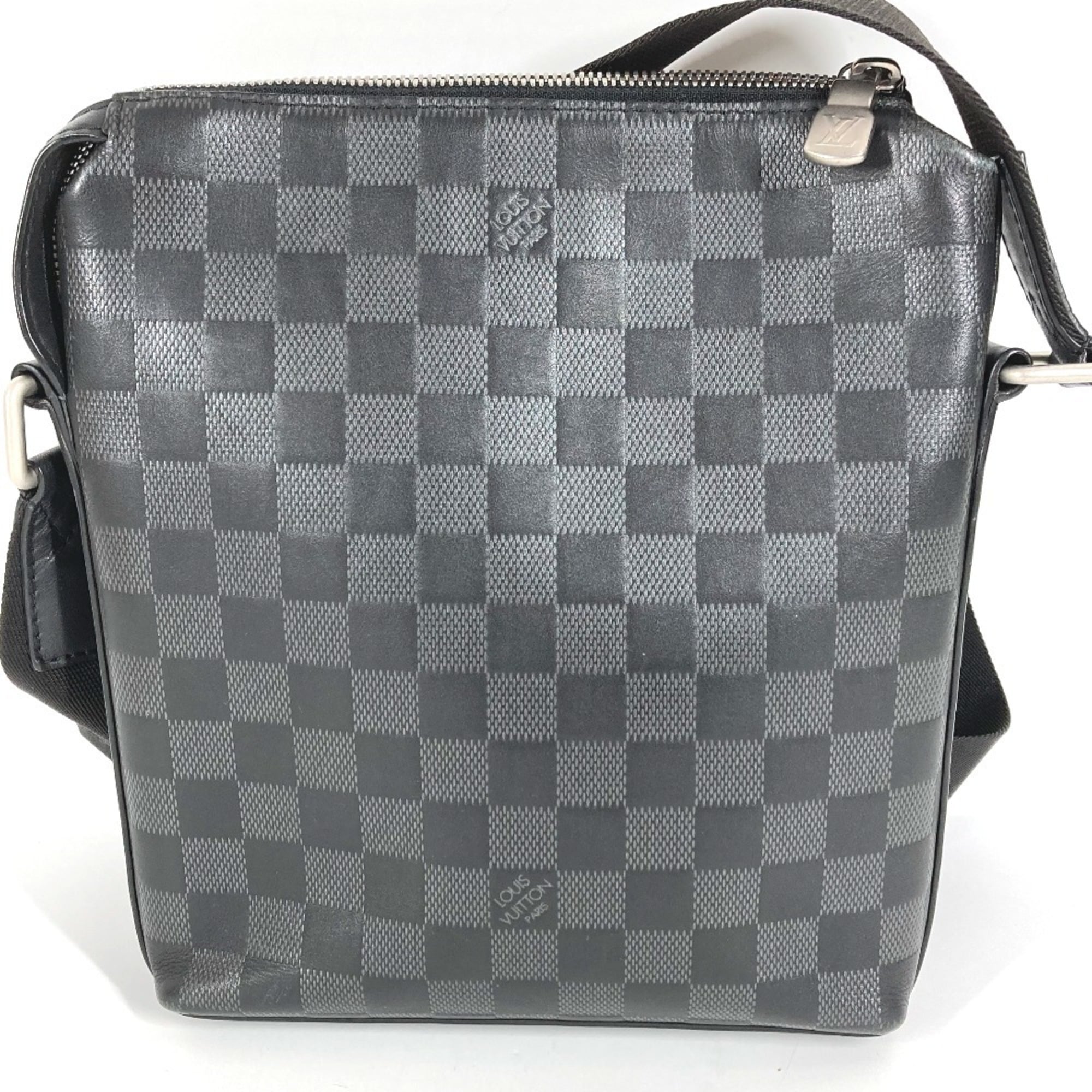 Louis Vuitton Black Damier Infini Leather Pochette Shoulder Bag