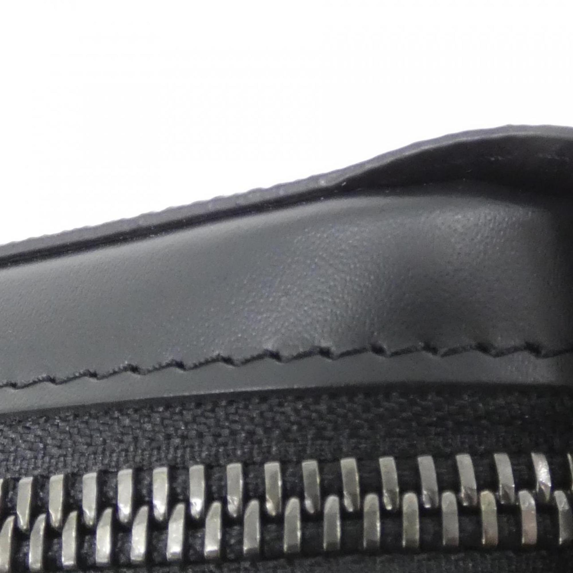 Louis Vuitton Black Coated Canvas Long Wallet