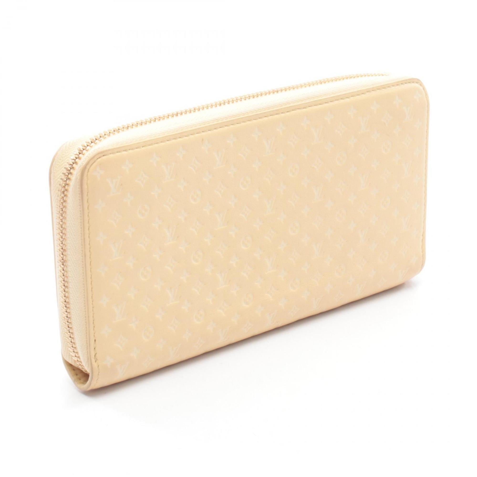 Louis Vuitton Ivory Jaune Yellow Leather Long Wallet