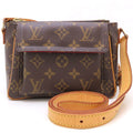 Louis Vuitton Brown Canvas Shoulder Bag