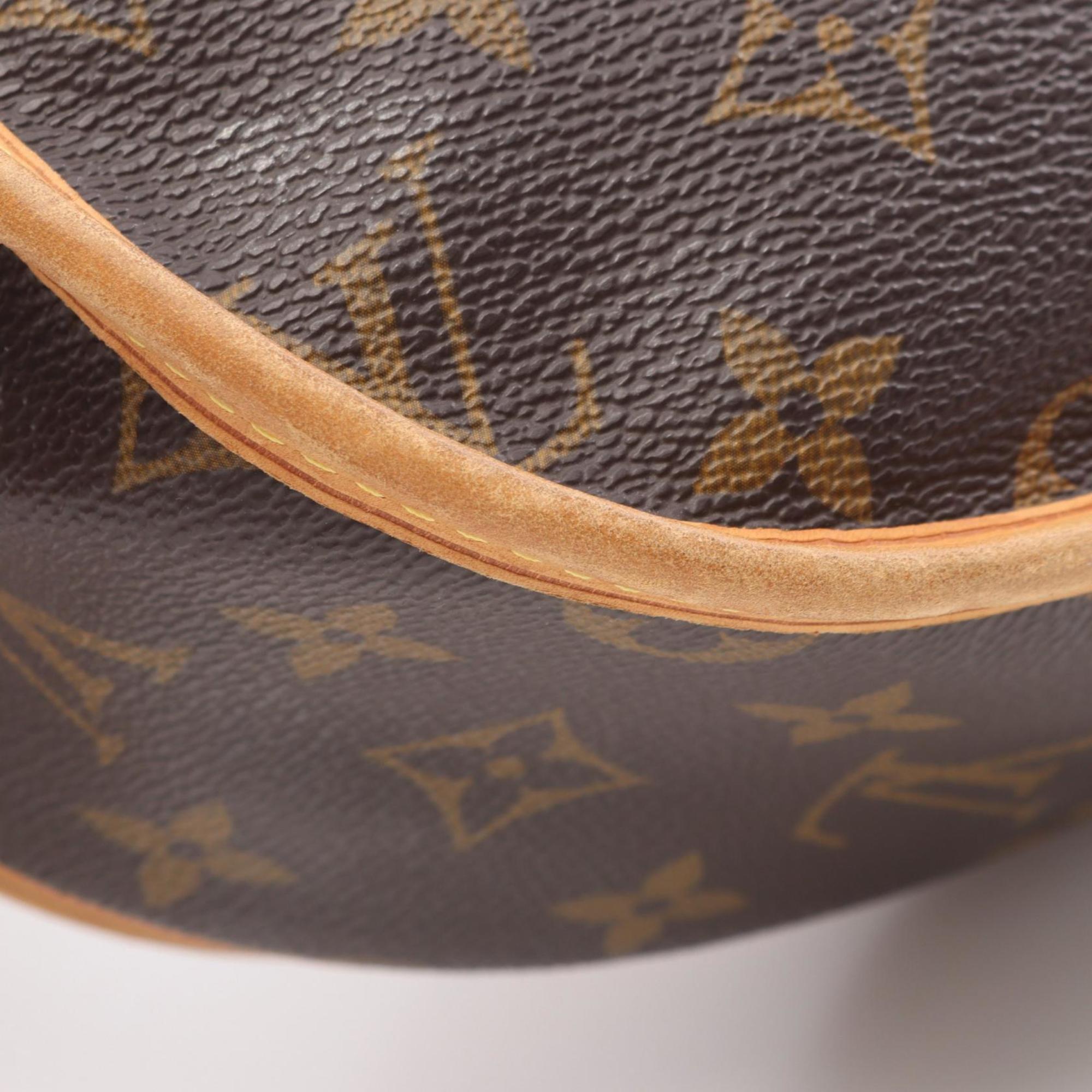 Louis Vuitton Brown Coated Canvas Pvc Monogram Leather Shoulder Bag
