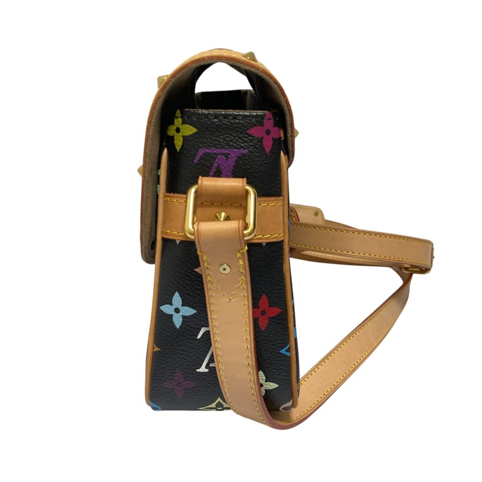 Louis Vuitton Multi-Color Noir Monogram Multicolore Shoulder Bag