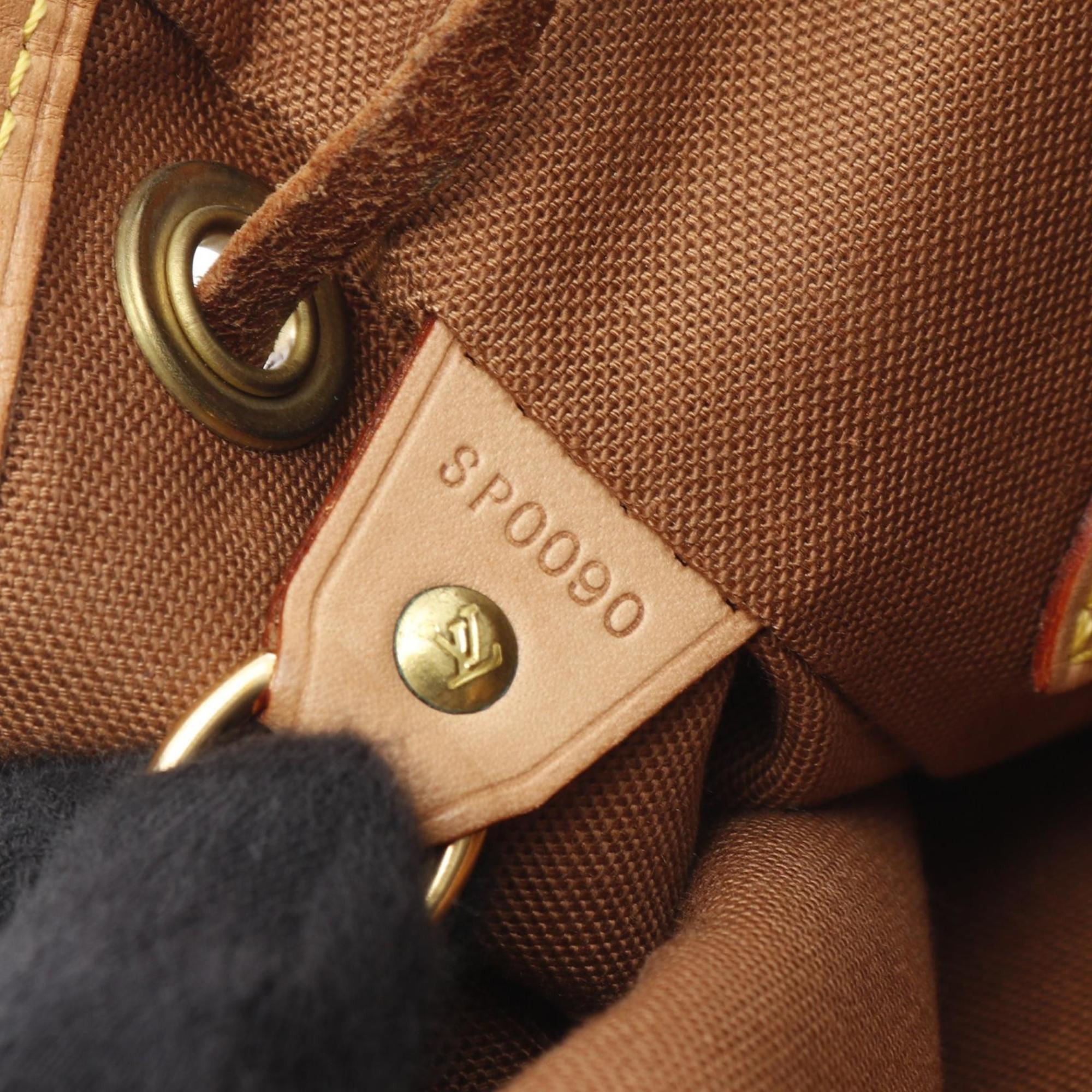 Louis Vuitton Brown Coated Canvas Leather Backpack