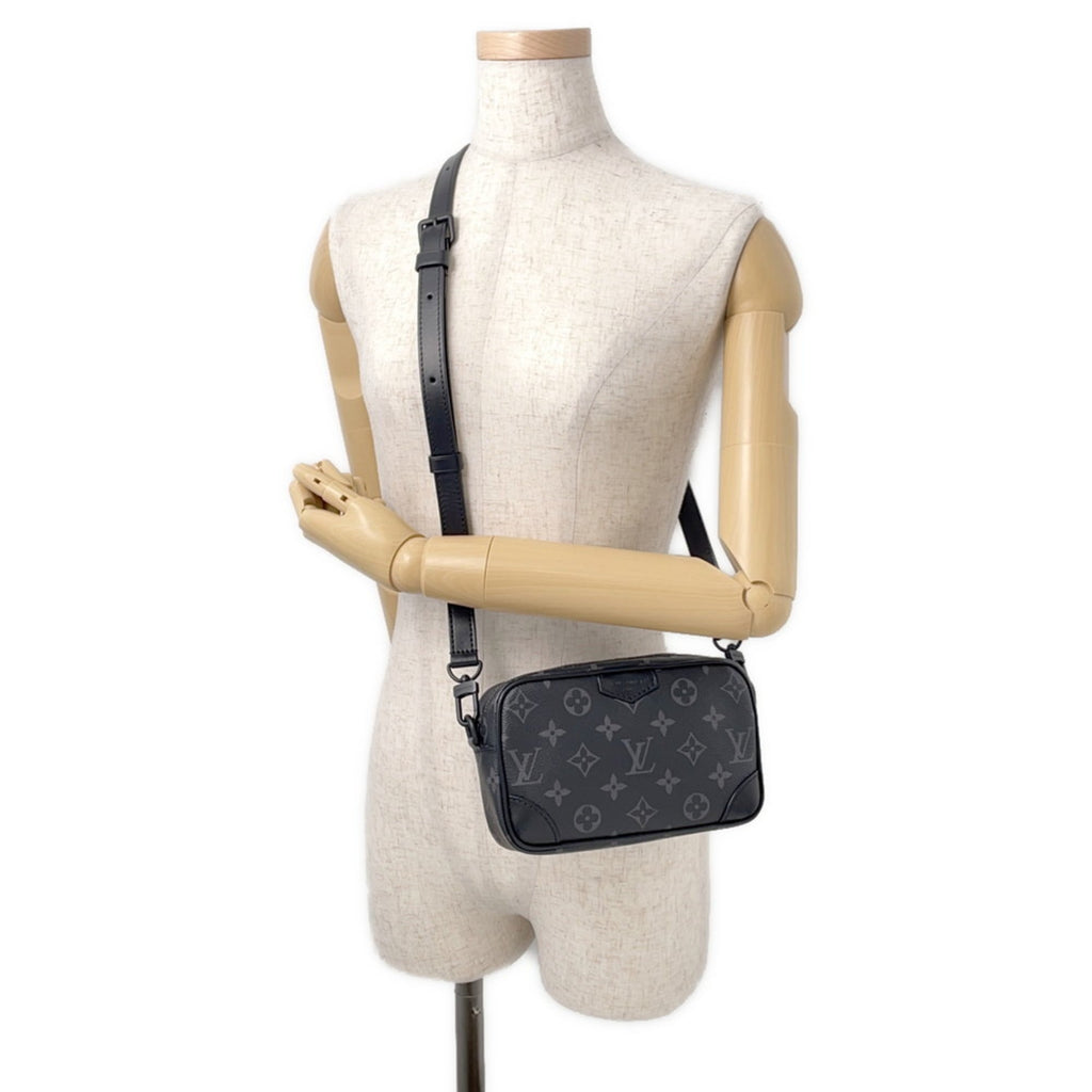 Louis Vuitton Monogram Eclipse Black Noir Monogram Eclipse Chain/Shoulder Wallet