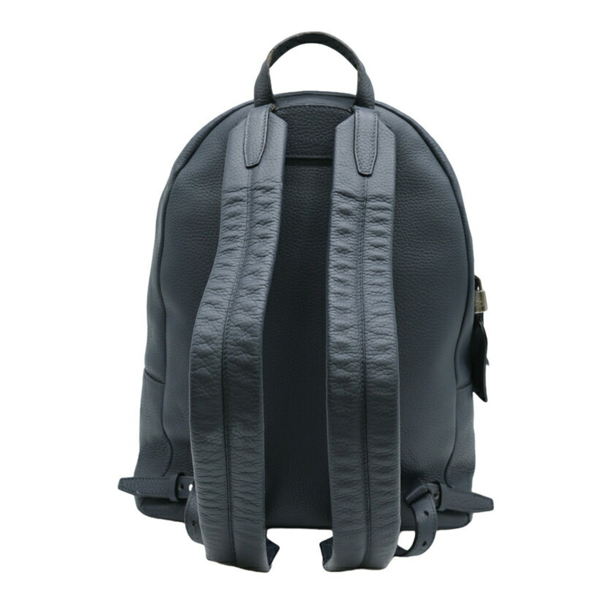 Louis Vuitton Dark Navy Leather Backpack