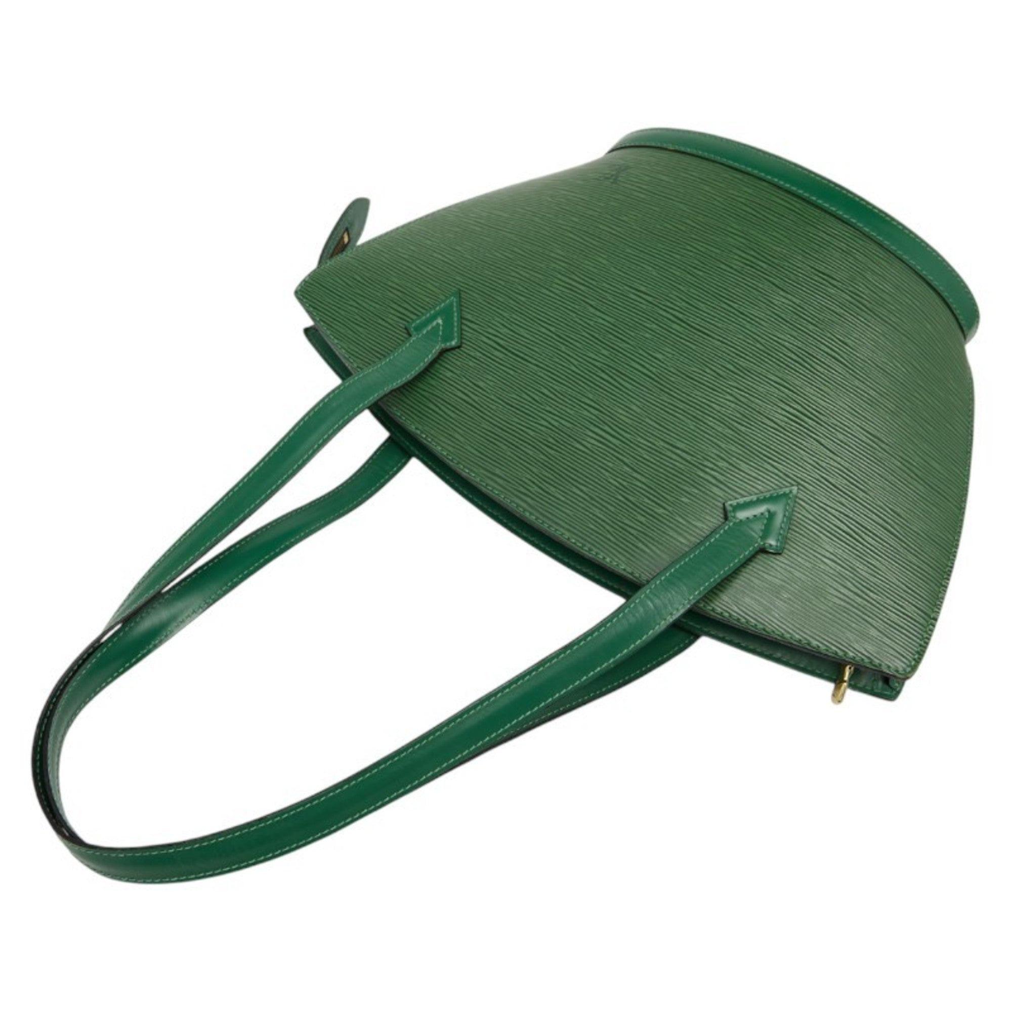 Louis Vuitton Epi Borneo Green Leather Handbag Shoulder Bag