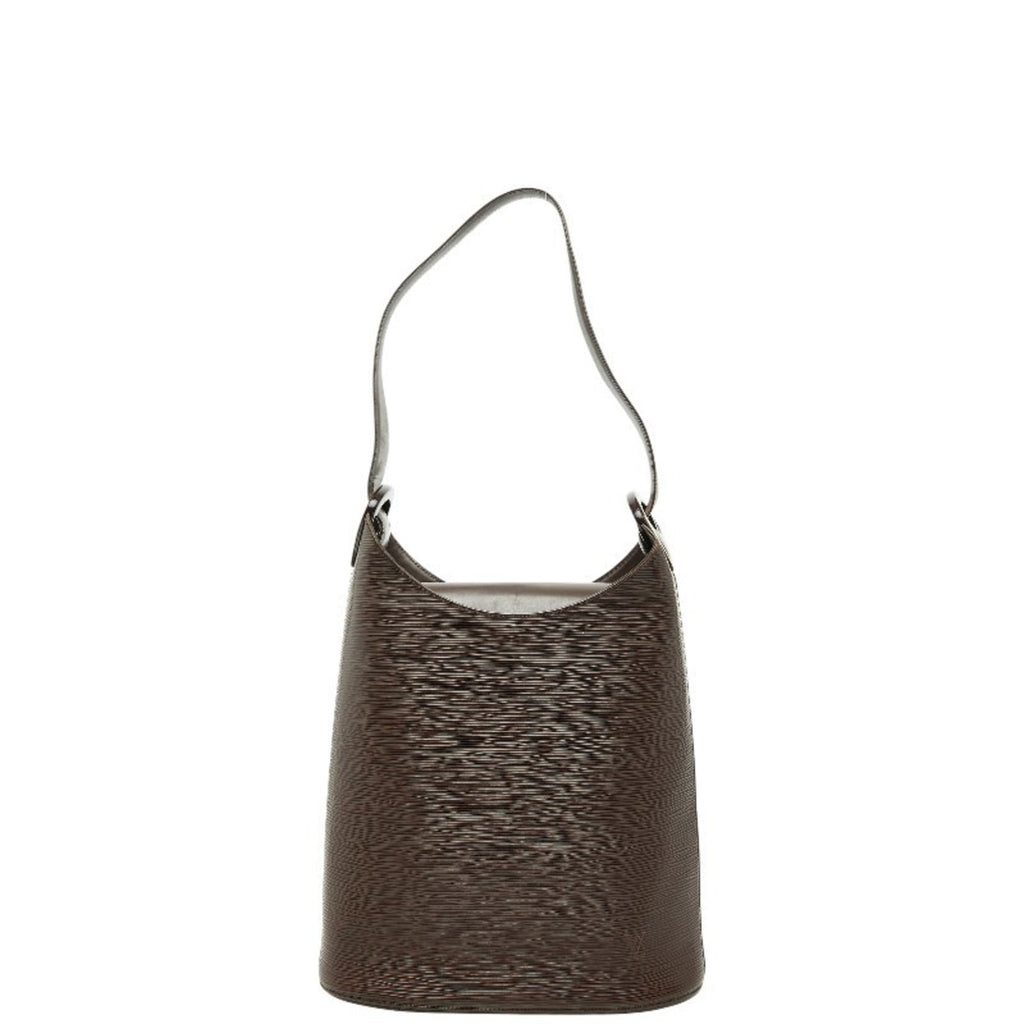 Louis Vuitton Brown Moka Leather Handbag Shoulder Bag