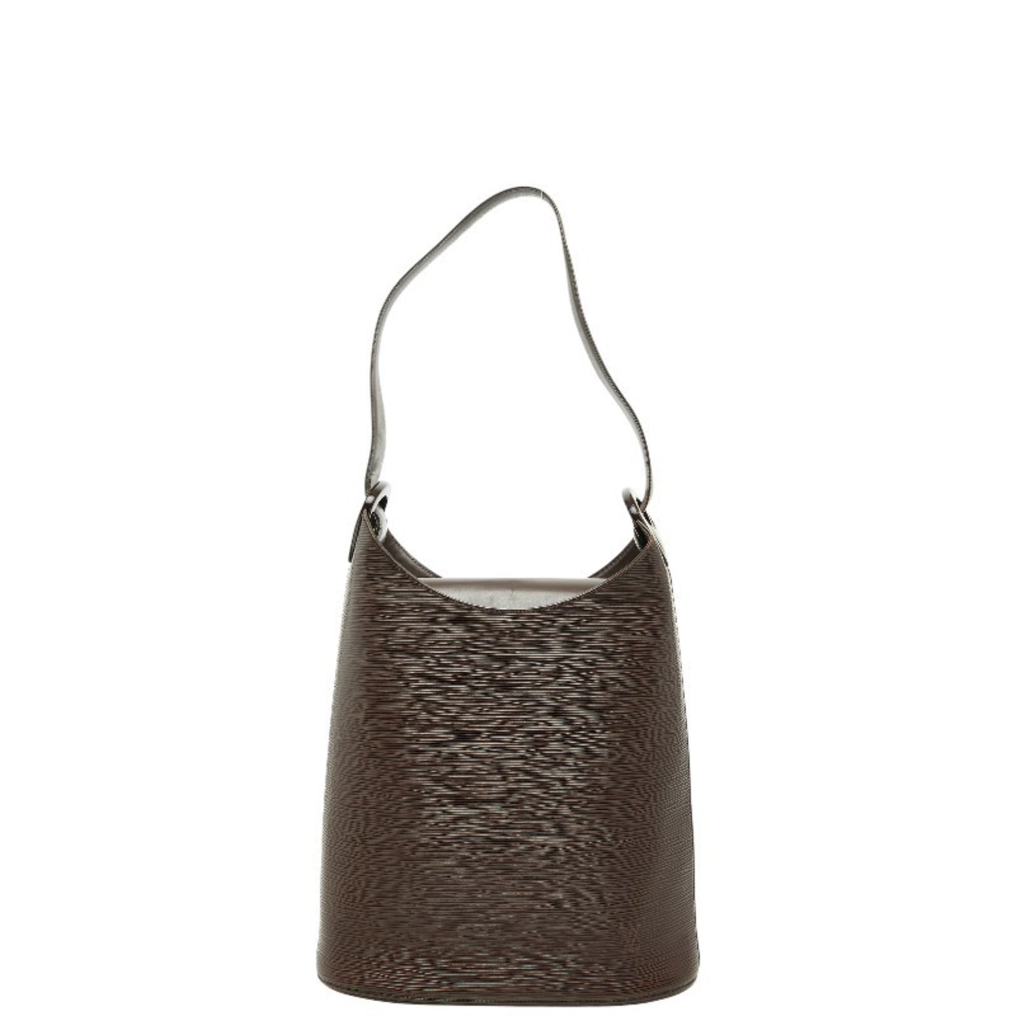 Louis Vuitton Brown Moka Leather Handbag Shoulder Bag