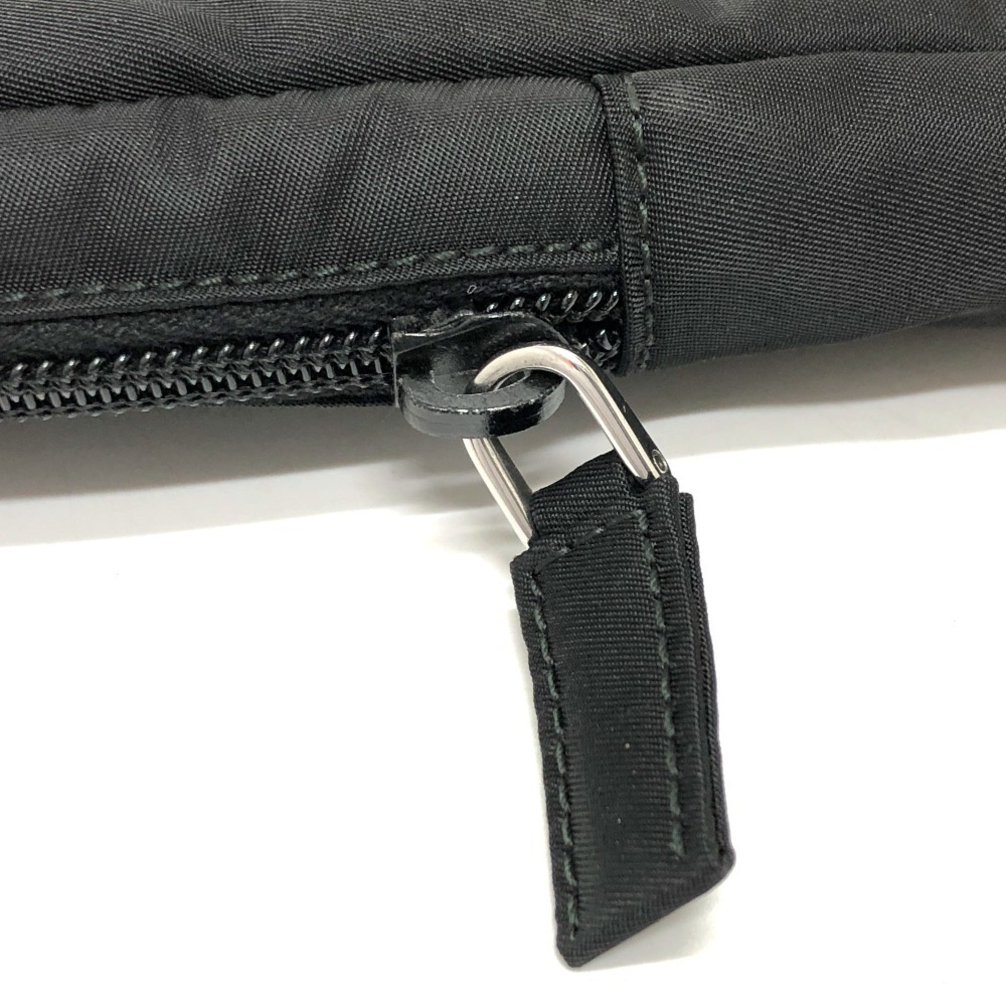 Prada Black Nylon Clutch Bag Handbag