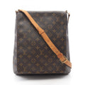 Louis Vuitton Brown Coated Canvas Pvc Leather Shoulder Bag
